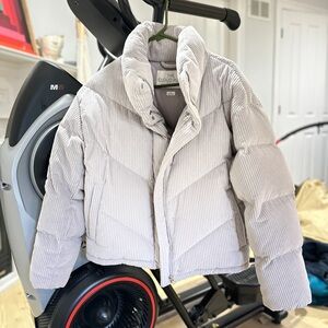 Aritzia The Cloud Puff Jacket - Light Gray